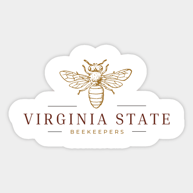 VSBA BEE 2 Sticker by Virginia State Beekeepers
